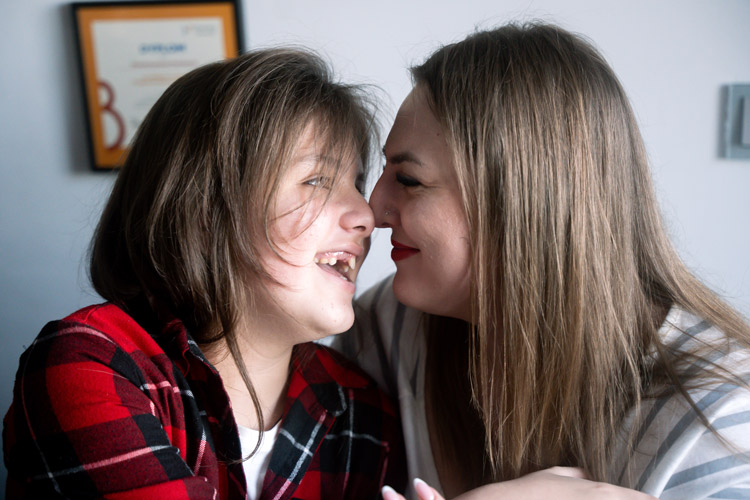 写真：Nataliia さん（ポーランドへ避難したシングルマザー）