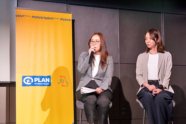 写真：マイナビの北村氏(左)とSAMURAIの下瀬氏（右）