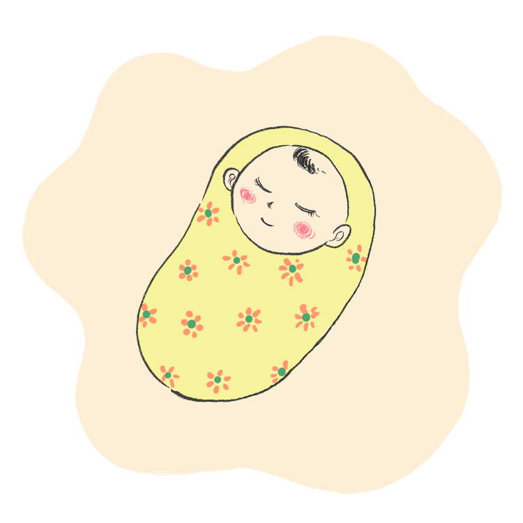 イラスト：赤ちゃん