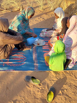 写真:写真:北ダルフール州の家族