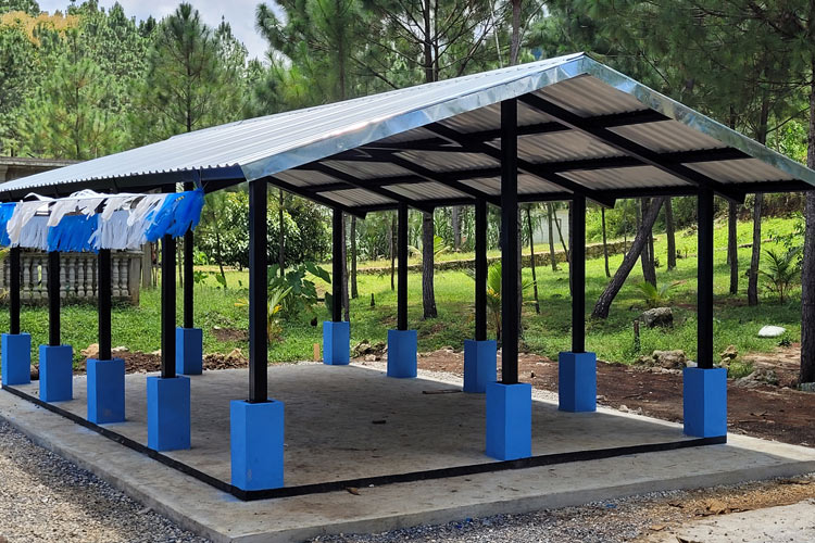 写真：建設が完了した多目的スペース