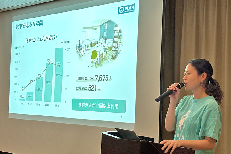 写真:社会福祉士の濱田職員