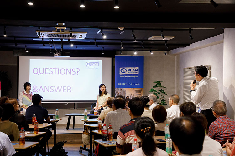 写真：参加者からの質問タイム