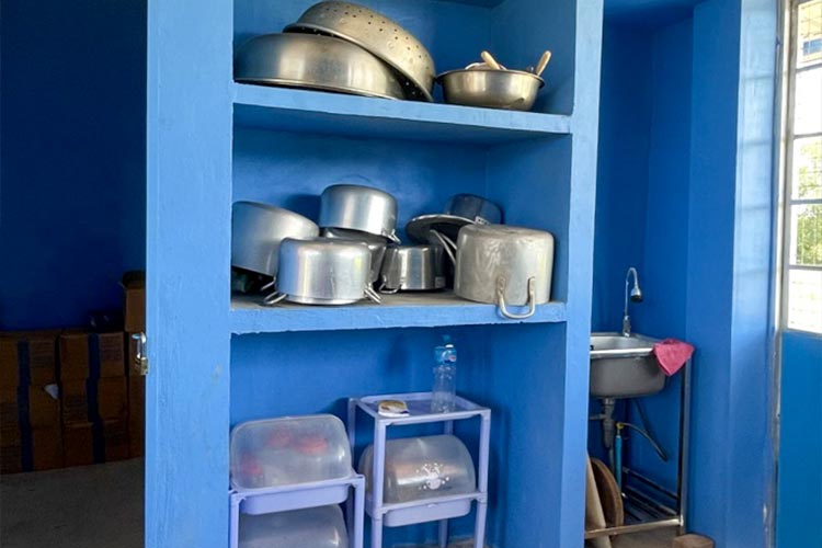 写真：調理室の設計も使い勝手や耐久性を考慮して進化