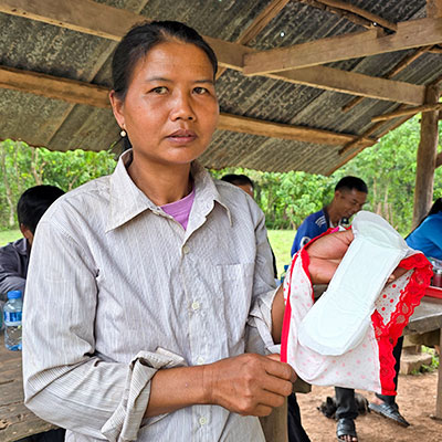 写真：ペンシーさん、37歳、住民女性