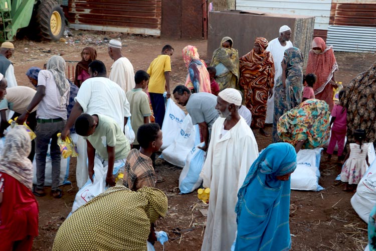 写真：紛争の長期化を受け食料支援を延長