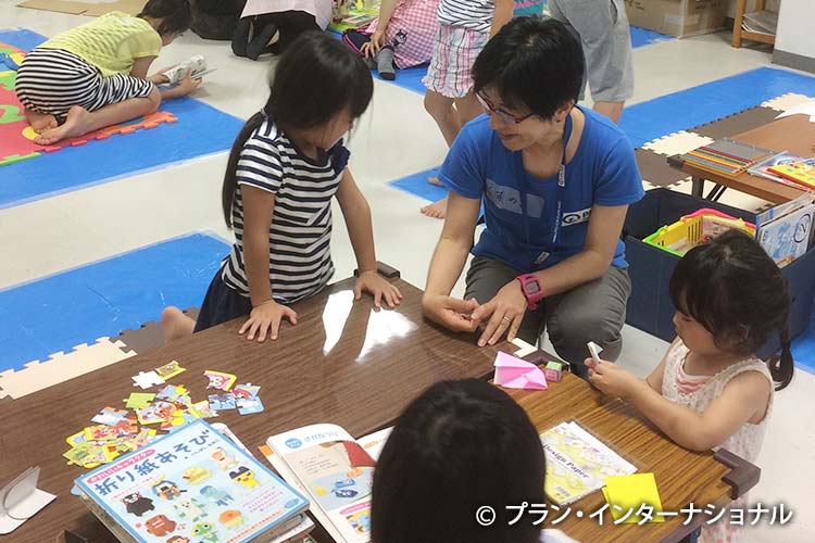 写真：子どもの支援
