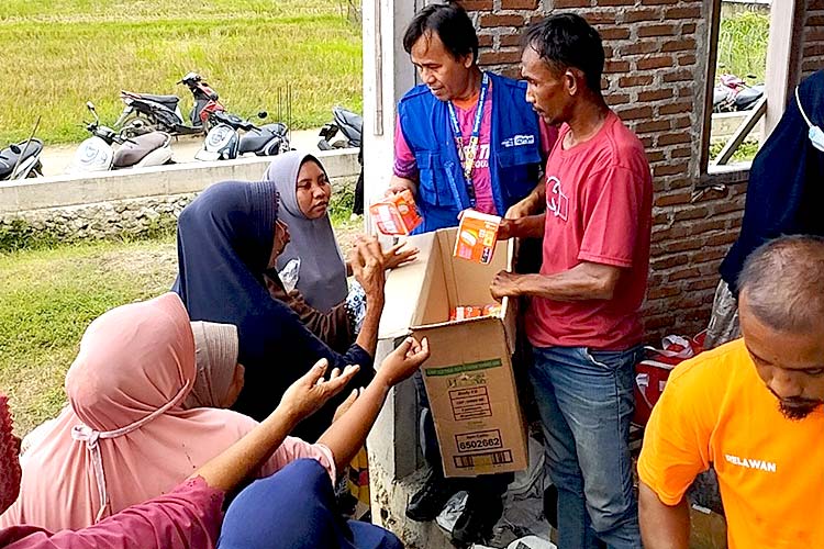 インドネシア豪雨緊急支援