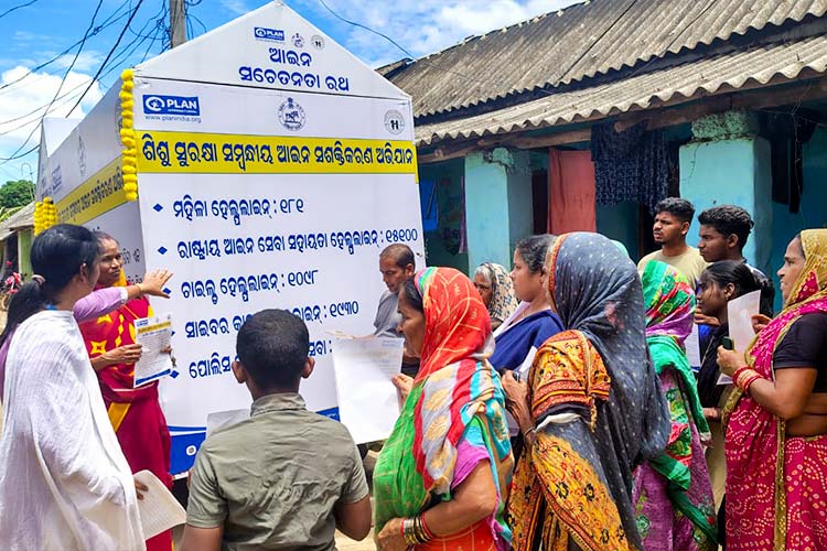 地域住民への周知の様子