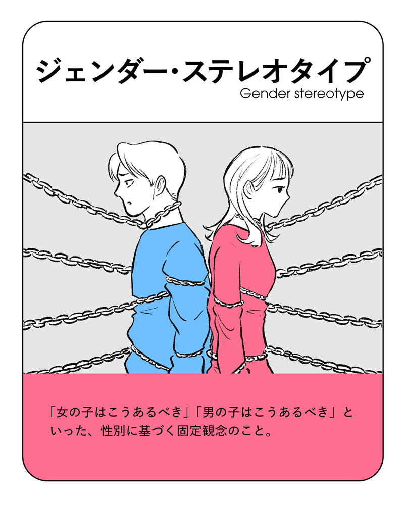 イラスト：ジェンダー・ステレオタイプ