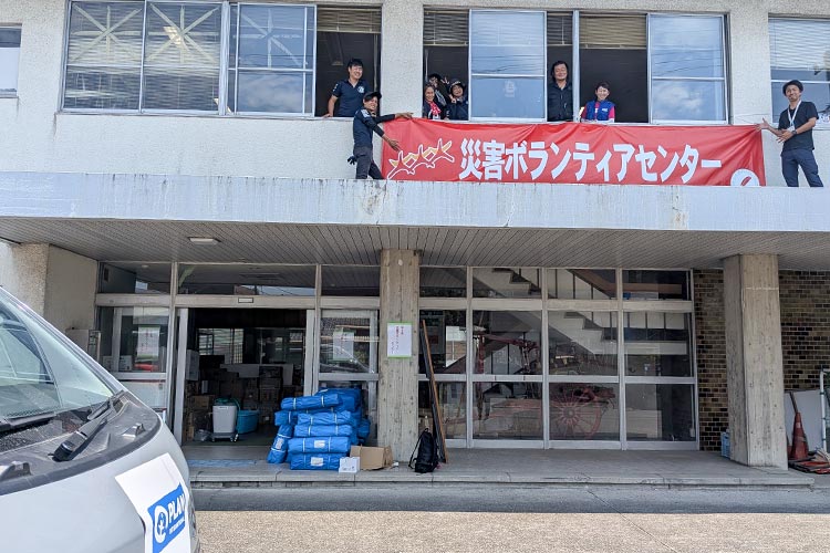 迅速な支援で開設をサポート(宇土市災害ボランティアセンター)