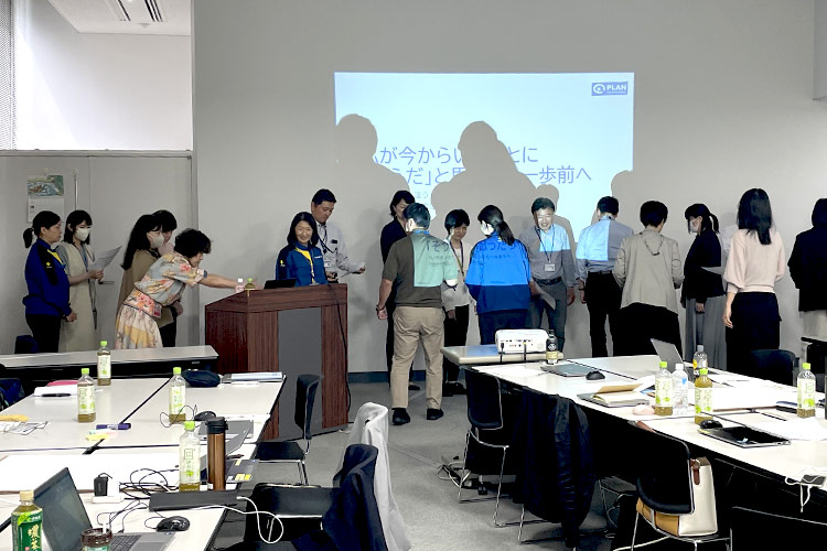 写真：特権性を体験するためのゲーム