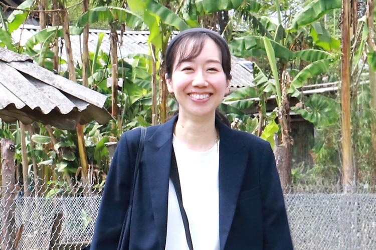 地海外事業本部 海外企画管理部グローバルコミュニケーショングループマネージャー　山川寛子さん 