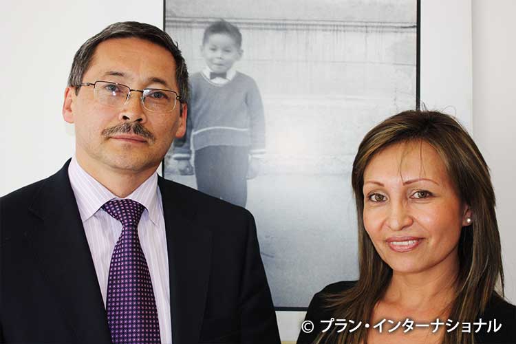 写真：プラン国際理事会のメンバーになったカルロスさん（エクアドル）
