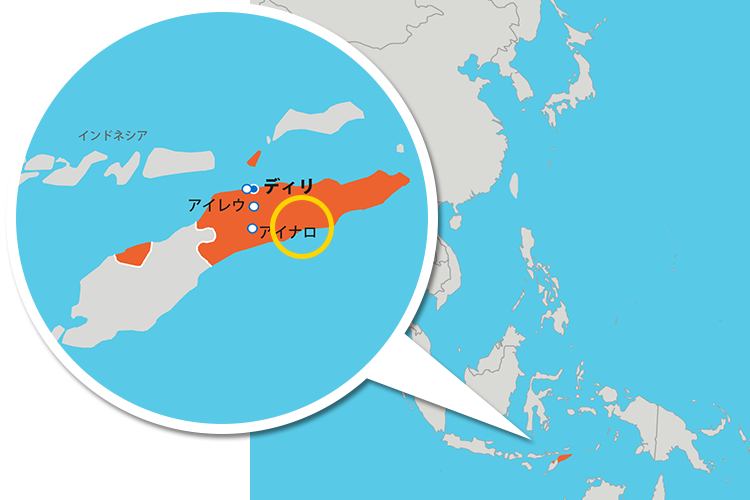 東ティモール地図