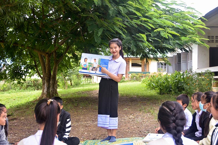 写真：ジェンダー平等について学ぶ子どもたち（別プロジェクト）