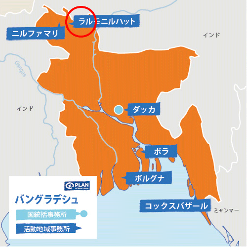 バングラデシュ地図