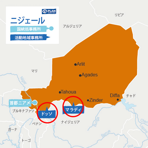 ニジェール地図