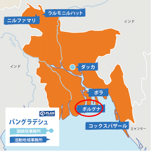 バングラデシュ地図