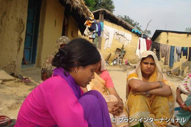 早すぎる結婚から逃れてきた女の子