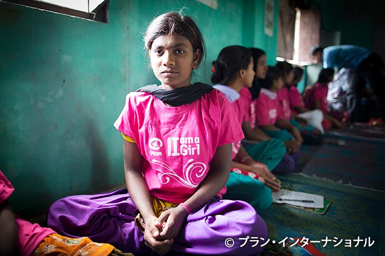 写真：「早すぎる結婚の防止」プロジェクト（ネパール）