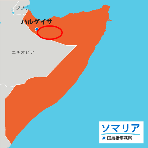 ソマリア地図