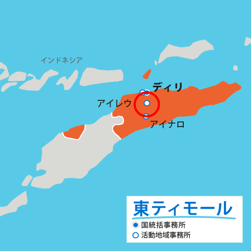 東ティモール地図
