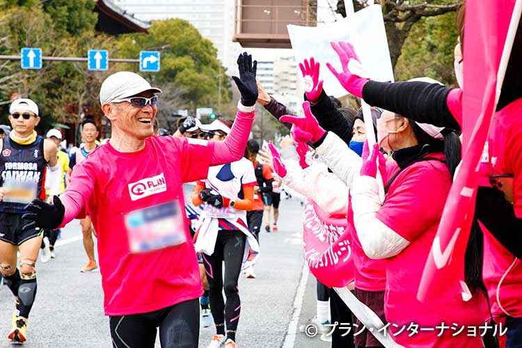 写真：過去開催された東京マラソンの一場面
