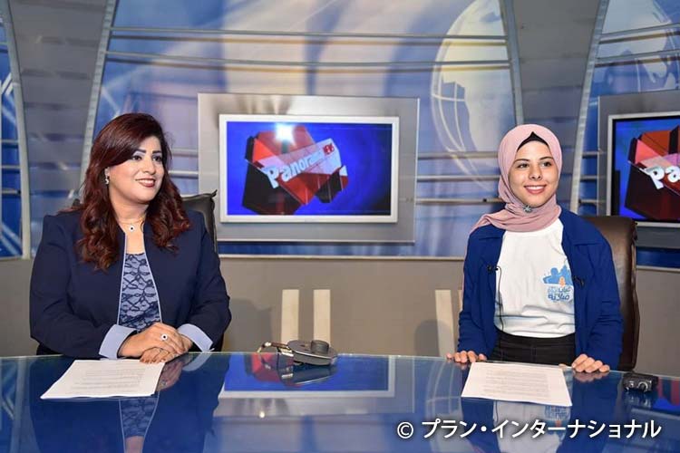 20歳の女の子がテレビ局の社長に就任（エジプト）