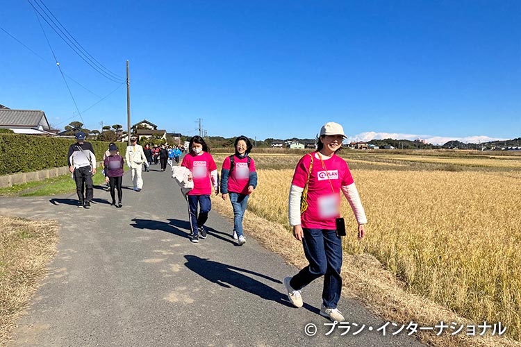のんびりウォーキングも気持ちいい