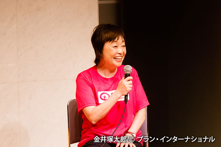 増田明美さんによるトーク「私が出会った女の子たち」
