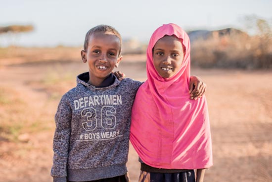 紛争や気候変動などの影響下にある子どもたちを守る継続支援