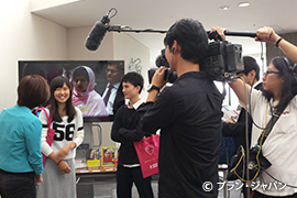 写真:マララさんの授賞に合わせ、多くの報道陣が訪れました