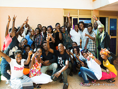 写真：若者たちの成長を支える（ウガンダ）