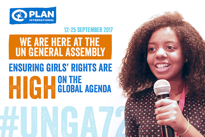 写真：女の子の権利確保は世界的な課題