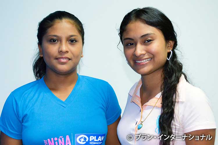 写真：総会に参加したニカラグアの女の子たち