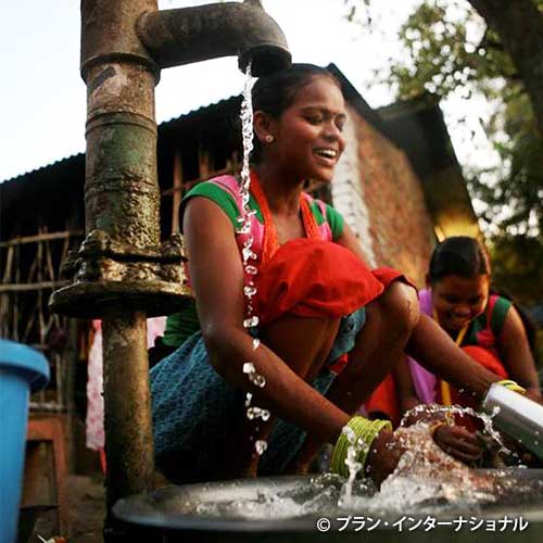 写真：給水設備設置および衛生習慣改善プロジェクト