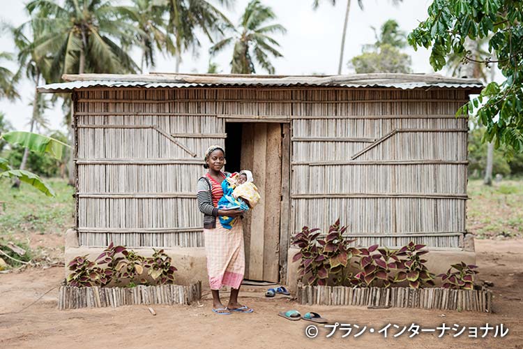 写真：農村部の女の子を対象にしたプロジェクトも行われています