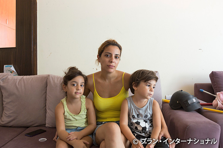 写真：パスカルさん　34歳　夫と2人の子どもとベイルートに住む