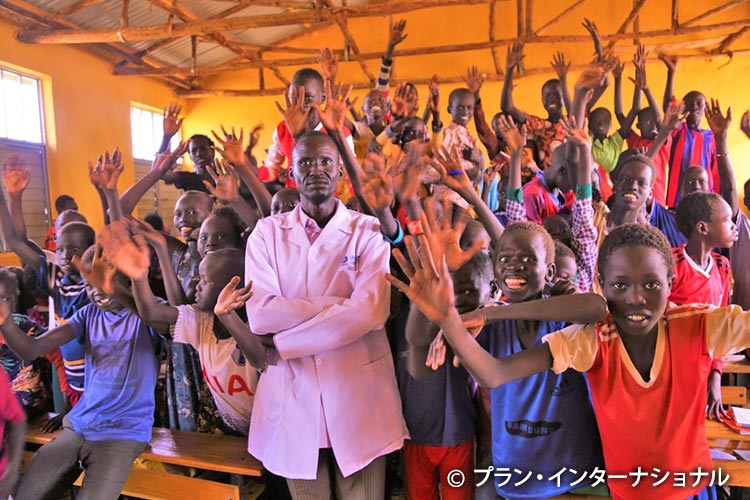 難民キャンプにできた新しい学校（エチオピア）