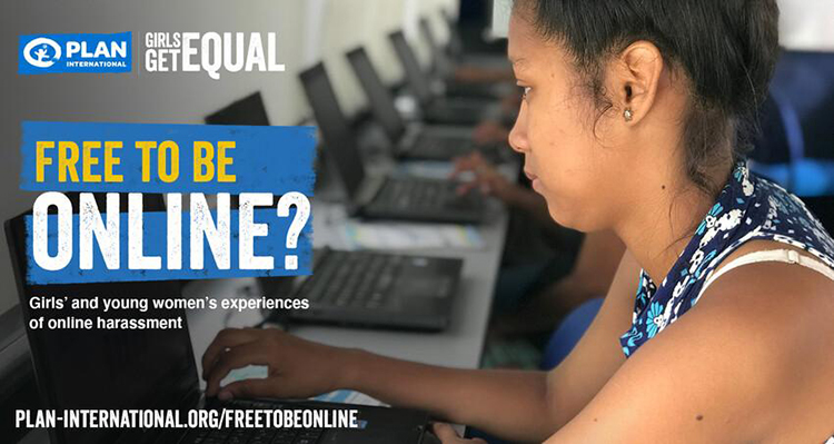 写真：「女の子にオンライン上の自由を」をテーマに調査