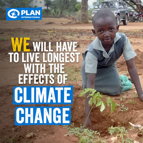 写真:私たちは、気候変動の影響を受けながら生きなければならないのです