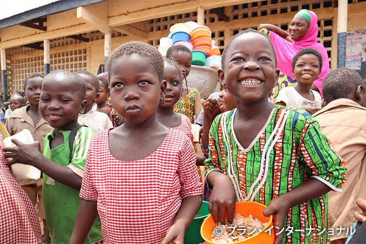 写真:対象地域の子どもたち(トーゴ)