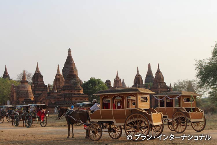 写真：ミャンマー中部の都市マンダレーの風景