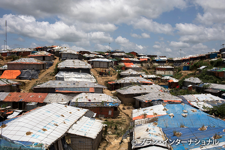 写真：ロヒンギャ難民キャンプ（バングラデシュ）
