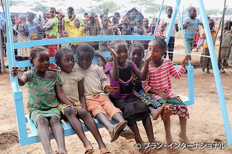 コンゴ難民キャンプの子どもたち