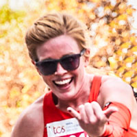 写真：チャリティランナー