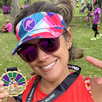 写真：チャリティランナー