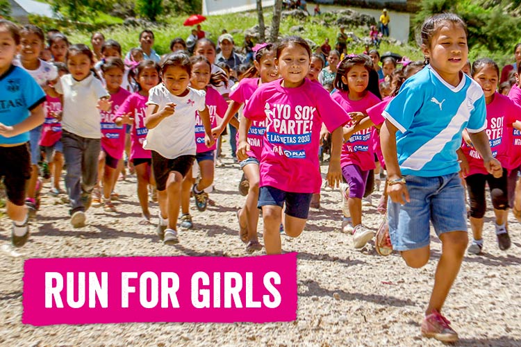 走ることで世界の女の子を応援する
Run for Girls