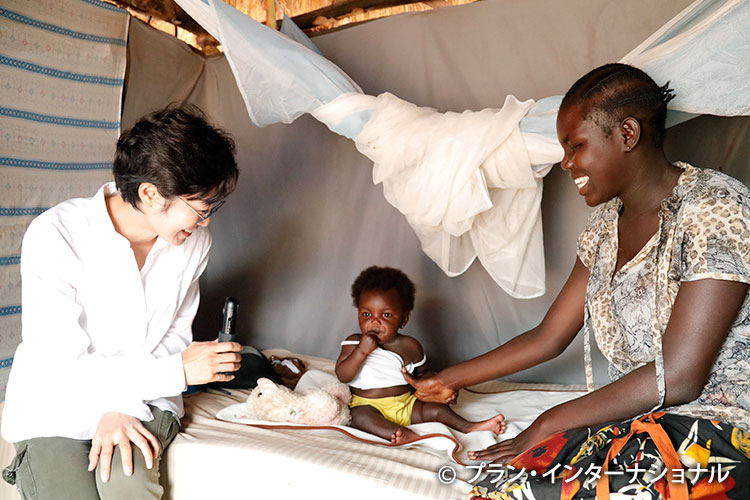 写真：ヘレンさんの赤ちゃんと